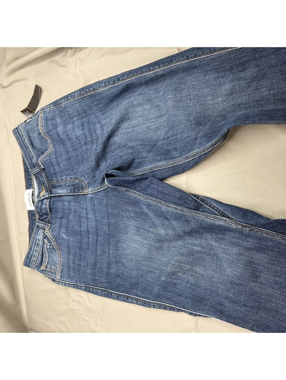 DU/ER Womens 27x28 Performance Denim Skinny Jeans Blue Stretch